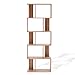 Rebecca Mobili Libreria Scaffale 5 Mensole Legno Marrone Arredamento Moderno Sala Ufficio - Misure: 169 x 60 x 24 cm (HxLxP) - Art. RE4790