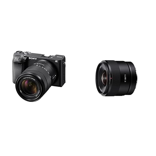 Sony Alpha 6400 APS-C Spiegellose Kamera mit 18-135mm Objektiv (Schneller 0,02s Autofokus mit Augenerkennung, 4K-Video und neigbares Display für Vlogging) + 11F18 Sony Alpha 6400 APS-C Spiegellose Kamera mit 18-135mm Objektiv (Schneller 0,02s Autofokus mit Augenerkennung, 4K-Video und neigbares Display für Vlogging) + 11F18