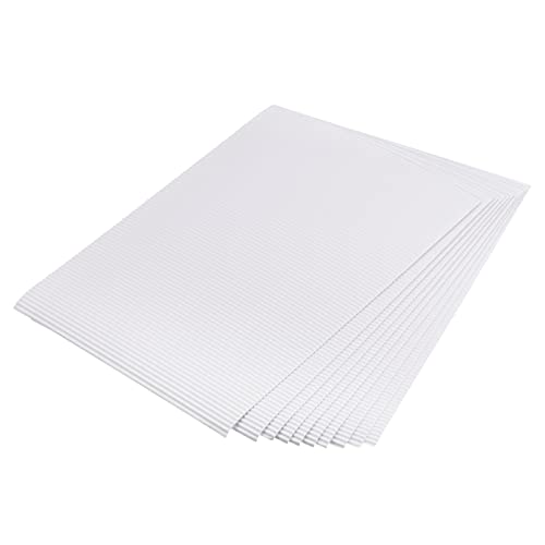 Feuilles de papier ondulé pour ateliers de loisirs créatifs et maquettes en carton