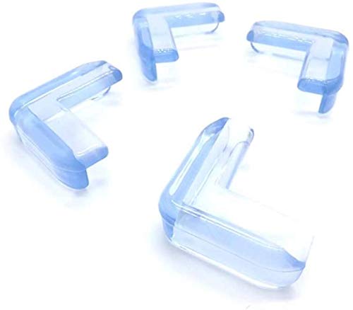 Mingo Baby Corner Protector – [Pack of 8] 42 x 42 x 15 mm, Transparent, Premium PVC Material, Baby-Safety Edge Protector, Easy-to-Use, Simple Locking Design