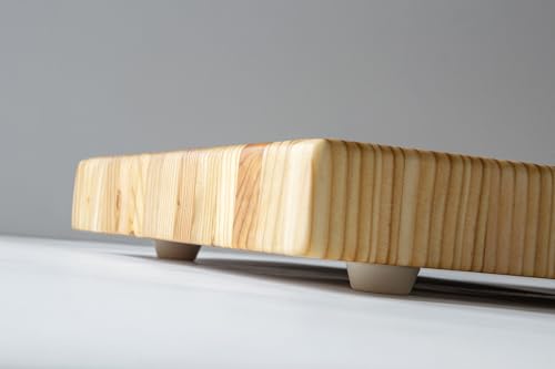 Tabla de Cortar Pequeña de Madera de Alerce Canadiense, Grano Final, Línea Estándar, Hecha a Mano para Chefs Profesionales y Cocina Doméstica, 45,1 cm x 27,9 cm x 3,8 cm miniatura 5