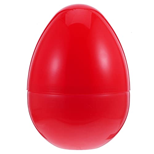 Gadpiparty Ostereier Leere Plastik Eier Befüllbare Helle Ostereier Plastik Eier Steht Aufrecht Osterei Überraschungsei Ostern Rot Cover