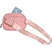Crocs Classic Belt Waist Bag, Customizable Fanny Pack, Personalize with Jibbitz Charms, Powder Pink, One Size