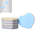 Haftnotizen – 500 Blatt, 7,6 x 7,6 cm, 4 leuchtende Farben, verschiedene Formen, starke Klebepads für Büro, Zuhause, Schule und Meeting-Organisation und schnelle Notizen