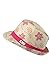 Sterntaler Strohhut Blumen für Mädchen - Babyhut mit UV -Schutz 50+ und Blumendruck - Sonnenhut Baby schützt den Kopf an heißen Tagen vor der Sonne - Sandfarben, 47