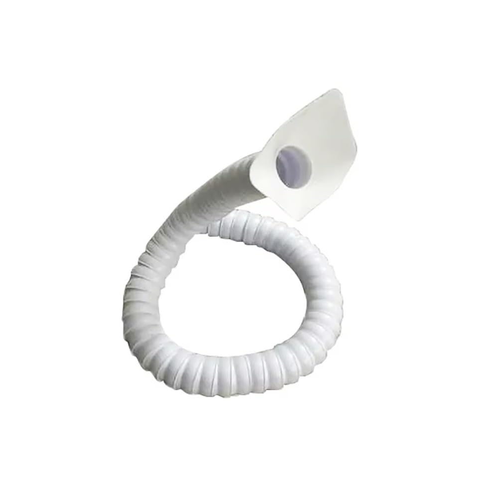Bras d'aspiration réglable, Tuyau D'échappement De Fumées Soudage POM, Bras D'extraction Fumée En Forme Bambou, 50 Mm, 75, 80-200 Cm, Capot Carré Blanc(Dia. 75mm,100)