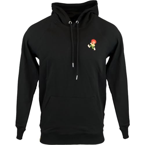 Bavarian Caps Herren Hoodie Grantig by Nature, Größe:M, Farben:schwarz