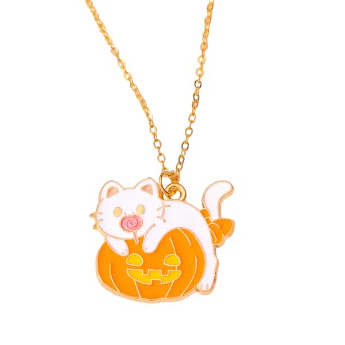 Bande cri visage pendentif crâne citrouille Halloween pour femme homme