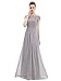 Ever-Pretty Robe de Soirée Longue Dentelle Femme 52 Gris