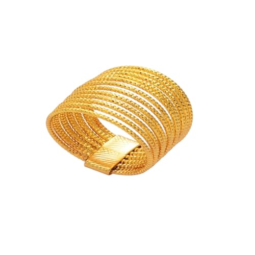 Anneau hawaïen pour femme en couleur or africain et arabe de mariage