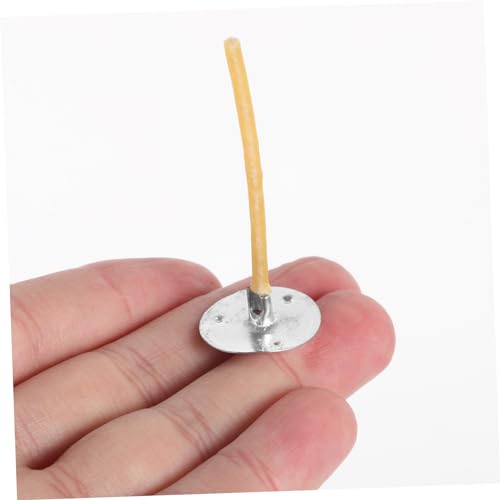 Veemoon 100 piezas mechas trenzadas para velas miniatura 4
