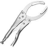 Alicate De Pressão Chave Saca Filtro De Óleo Troca Com Corrente Profissional Automotivo