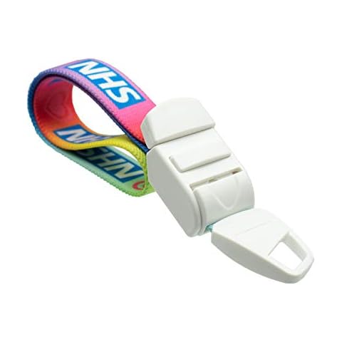 Rolseley Medical Rainbow Tourniquet with LOVE FOR NATIONAL HEALTH Pattern with ABS Plastic Buckle Latex Free Elastic Band Perfect for Doctors, Nurses, Students and Paramedics Cover
