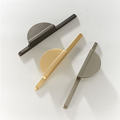 Myxekllo Brushed Nickel Drawer Pulls Half Moon Drawer Pulls, Silver Handle 2.5 Inch(64Mm) Hole To Hole Semi Circle Cabinet Pull Handles For Kitchen Cabinet Cupboard Dresser, 2 Pack #TOP6