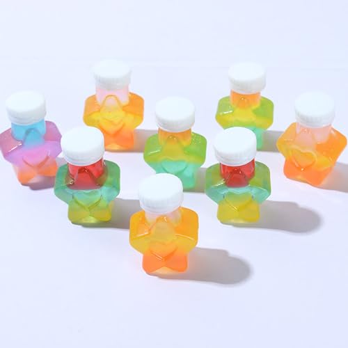 Image of Ulalaza 50 pcs Slime Charms Mixed Set Resin Flatback Making Supplies for DIY Craft Making and Ornament Scrapbooking Beads Assorted Candy Fruit Cake Ornament