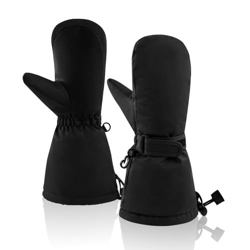 Image of BAVST Winter Kids Waterproof Gloves for Boys Girls Snow Ski Toddler Baby Mittens Outdoor for Infant Teens 1-5T