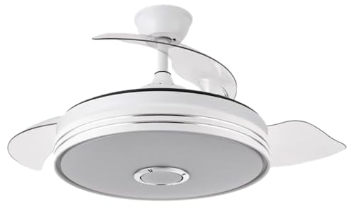 Zarivy Ventilador DC 72W, 6120lm, 3 Aspas, Desplazamiento 110°, 3 Colores, Control Remoto, Temporizador, Memoria - Ideal para climatización y confort.