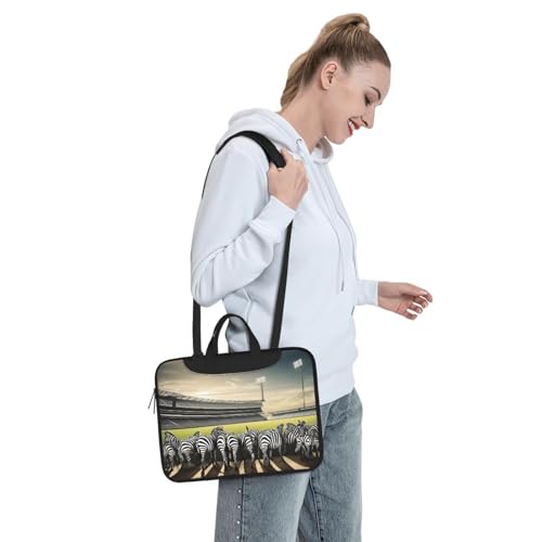 Sac ordinateur portable antichoc Zebra Racetrack fin et léger