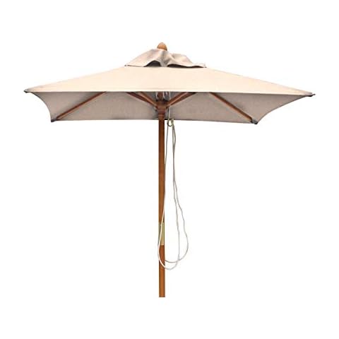 Jati Umbra 1.5m Wooden Patio Parasol Cover