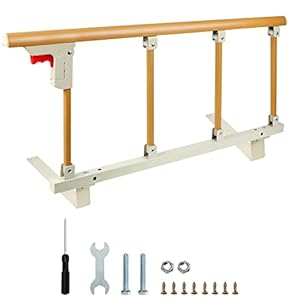 Bed Safety Railing Safety handrail for The Elderly, Pregnant Women, Disabled People Home Foldable Yellow Bed Auxiliary Handle to Prevent Falls,Side Rails for Bed for Elderly