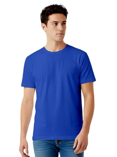 Image of 100% PIMA Cotton T Shirt for Man | Premium Men T-Shirts Regular Fit | Half Sleeve Round Neck Cotton Tshirt for Man | Mens Tees Made for Indian Climate | Available in 10 Colours