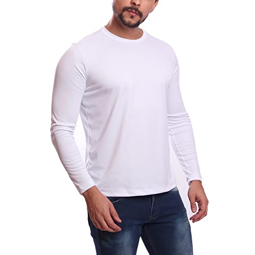Kit 4 Camisetas Masculina Rony Versátil Manga Longa Segunda Pele Proteção Solar UV 50+, Tamanho M
