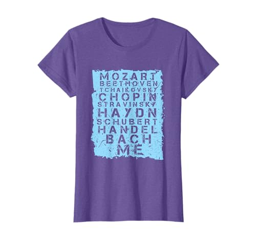 Composer Designs & Gifts - Famous Classical Music Composer Gift Musician Mozart T-Shirt
