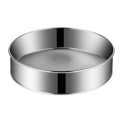 小麦粉ふるい器 ステンレス鋼,ステンレスふるい器 | 粉砂糖用濃厚ふるい、極細スクリーンメッシュ、ふるい水切り濾過 | 紅茶、コーヒー、小麦粉、砂糖、スパイス用のハンドヘルドふるいふるい