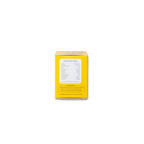 Image of TruSnax Sugarfree Butter Cookies | No Added Sugar | Diabetic-Friendly Biscuits | Healthy Tea-Time Baked Cookies | Vegetarian | 240g
