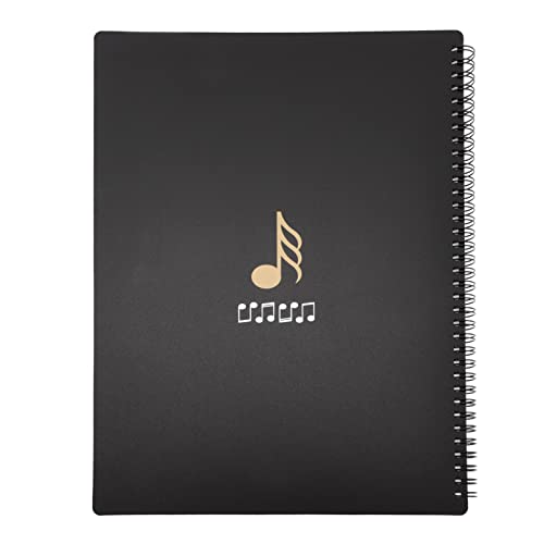 Lurrose 音楽フォルダミュージックシートファイルの給紙フォルダ文書ホルダーA4サイズ60ポケットシートミュージックオーガナイザー