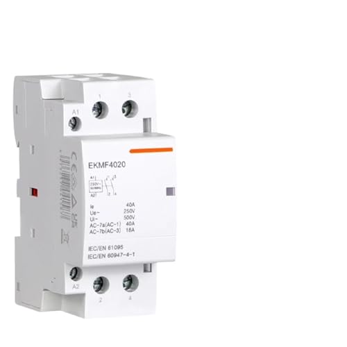 Contacteur modulaire 2P 40A silencieux pour automatisme domestique