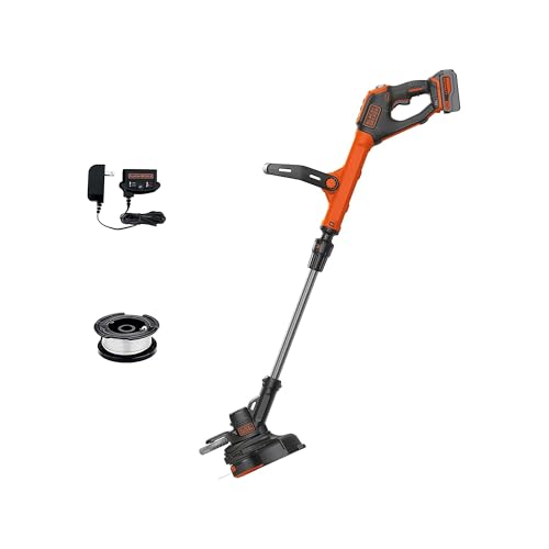 BLACK+DECKER 20V MAX String Trimmer / Edger, 12-Inch (LSTE523)