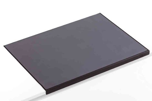 Sous-main Bureau Avec Rabat Transparent Amovible Et Calendrier - 65 X 52 Cm - Noir