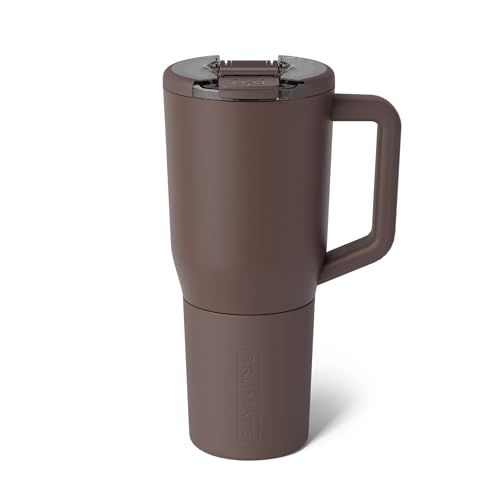 Image of BruMate Muv - 35oz 100% Leak Proof Insulated Coffee Mug with Handle & Lid - Stainless Steel Coffee Travel Mug - Double Walled Coffee Cup (Java)