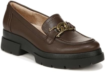 SOUL Naturalizer Womens Onyx Water Repellant Lug Loafer Chocolate Brown 9 M | Image 3