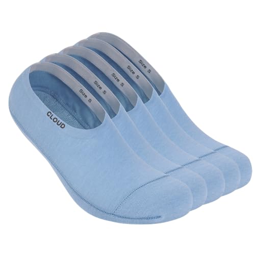 Image of Cloud Ankle Socks for Women & Men - Thin Comfortable Non Slip Invisible Low Cut Cotton No Show Socks for Casual & Formal Wear
