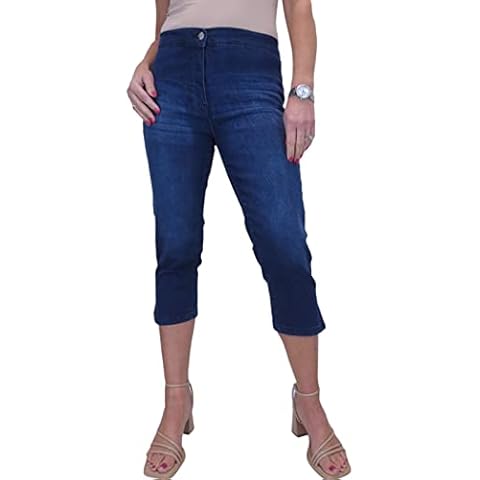 Paulo Due High Waist Stretch Denim Cropped Jeans Cover