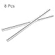QUARKZMAN Aluminium Rundstangen 15mm x 330mm Vollmaterial Rundstab Drehbank Aluminium Stäbe für Industrie Maschinen DIY Handwerkzeug Gartendekoration RC Modell 8 Stück