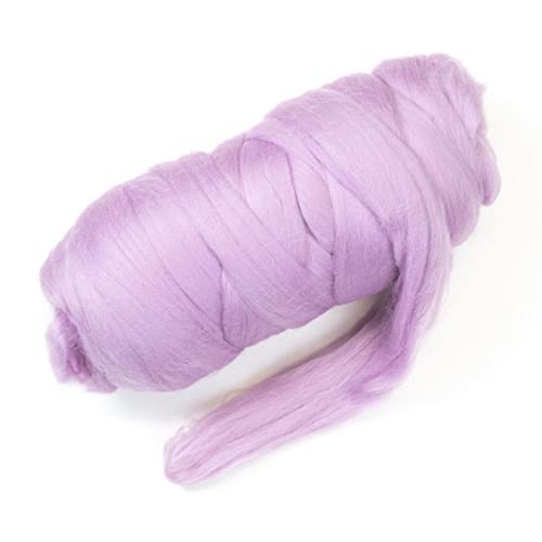 Kondoos Coloured Natural Wool roving, 455 gr (1 lb). Best Fleece Wool for Needle Felting Wet Felting