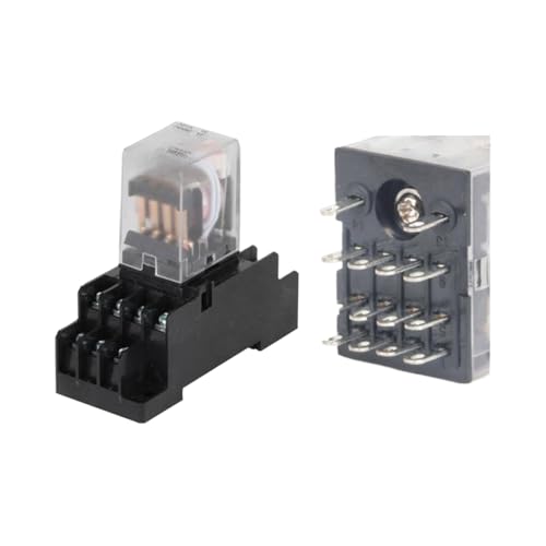 Relais 13F MY2NJ MY4NJ de commande électrique DC12V 24V et AC220V pour circuit