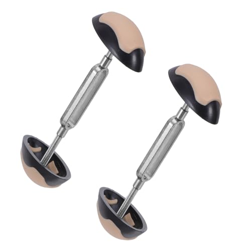 AKOOSY Justerbar hyska för höga och breda klackar, skobreddare för kvinnor och män, komfort och formning, praktiska tillbehör för daglig användning och resor, svart, 10.40X5.30X2.40CM