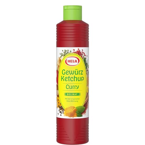 Hela Tomato Ketchup Curry Delikat 800ML - imported by DFB