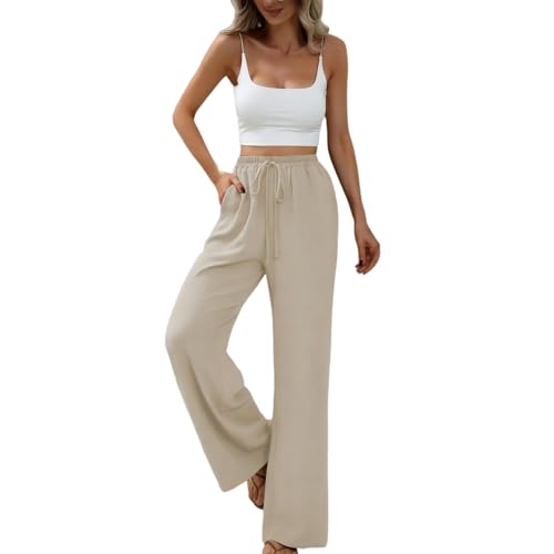Pantalon large femme coupe confortable fini les vêtements serrés