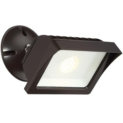 Designers Fountain FL2016N40-48 Integrated Led Adjustable Single-Head Bronze Outdoor Flood Light, 1775 lm, 4000K