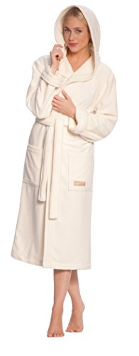 Preisvergleich Produktbild Vossen Bademäntel unisex Kapuze Lynn ivory - 103 XXL