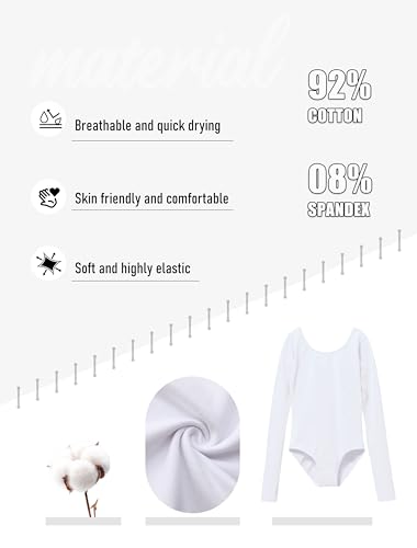 Image of MdnMd Girls Toddler Ballet Leotard with Skirted Short Sleeve Dance Gymnastic Ballerina Ballet Outfit Dress