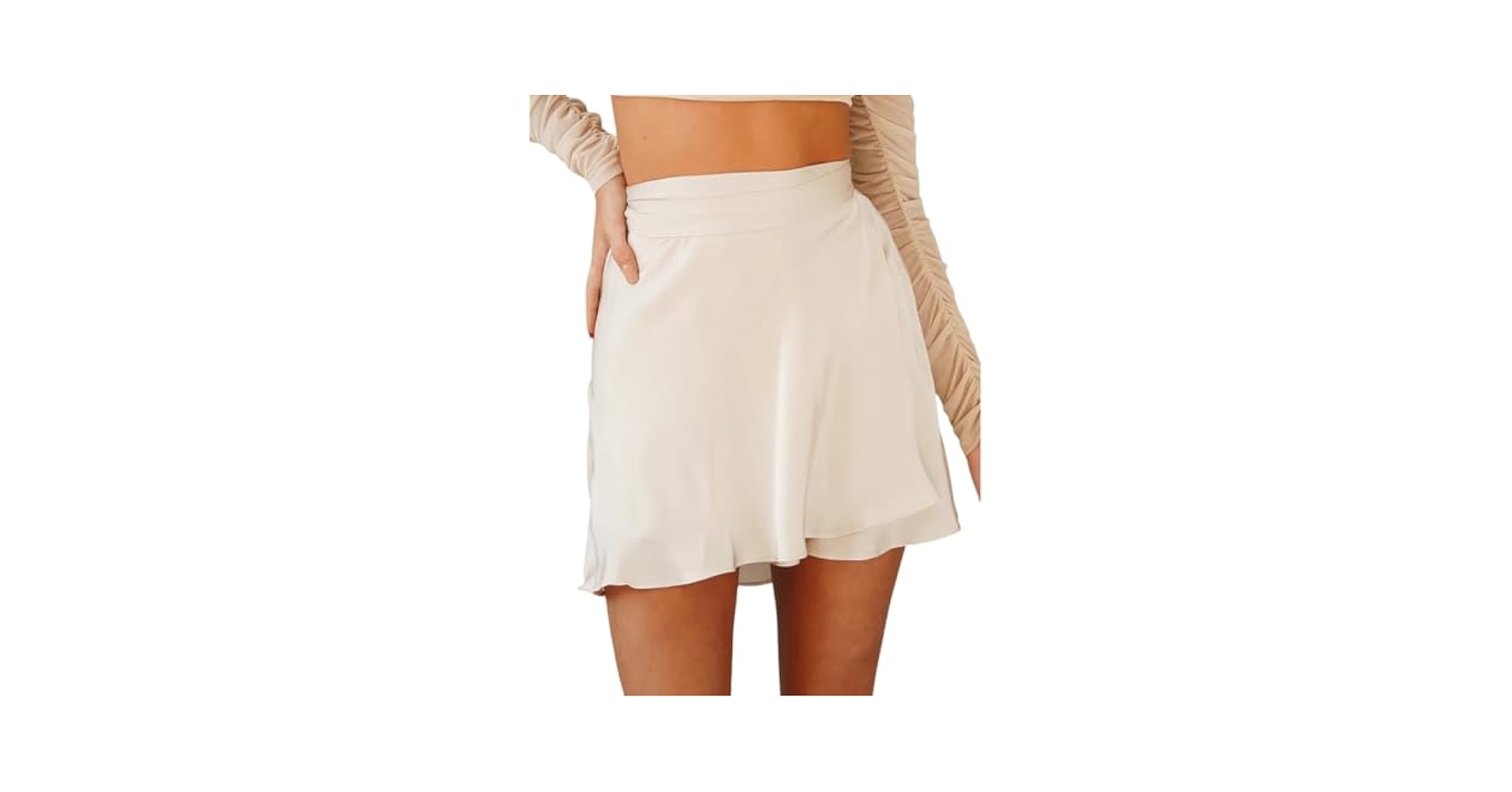 スカート ANDMARY Silky velor mini skirt beige s andmary on X: 