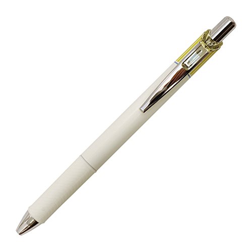 Pentel EnerGel Clena - Bolígrafo retráctil de gel líquido, punta micro fina de 0,3 mm, punta de aguja, tinta negra, cuerpo amarillo mimosa (BLN73LG-A)