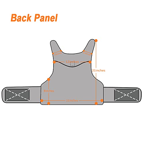 Mgflashforce Tactical Vest For Men, Security Police Fbi Airsoft Vest (Black) #TOP6