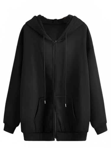 Image of Casual Solid Full Sleeves Women Stylish Hooded Neck Fleece Zipper Hoodie for Winter